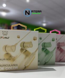 MANOS LIBRES (AUR-909) TIME COLOR PASTEL (CAJA)