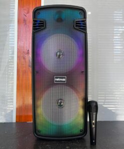 PARLANTE 8" X2 C/MICROFONO NETMAK (NM-YANKEE)