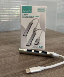 HUB USB 3.0 4 PUERTOS USB C/CABLE TIPO C MODV-0012