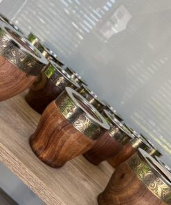 MATE IMPERIAL ALGARROBO ACERO Y ALPACA