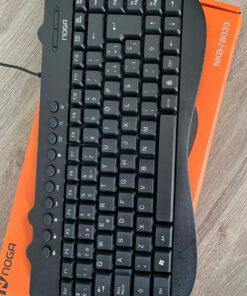 MINI TECLADO MULTIMEDIA USB C/CABLE NOGA NKB-78033