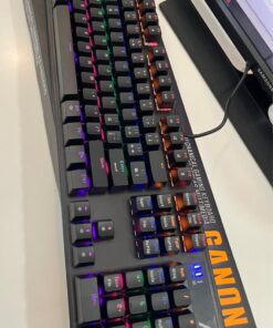 TECLADO MECANICO RETROILUMINADO NOGA GANON