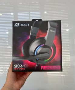 VINCHA GAMER LED C/CABLE Y MICROFONO NOGA ST-704