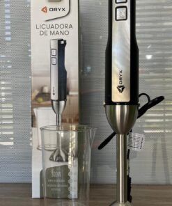 LICUADORA DE MANO ACERO 600W C/VASO HB-6005A