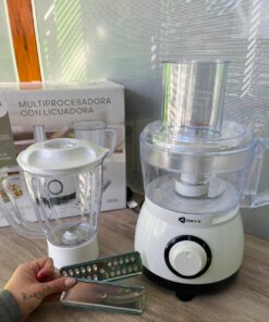 MULTIPROCESADORA DE 0,8L CON LICUADORA DE 1,5L 2 VELOCIDADES CUCHILLAS DE ACERO INOXIDABLE OR0946