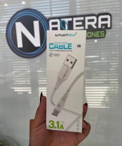 CABLE USB MICRO ENGOMADO SMARTILIKE 3,1A (MT-CB02)