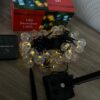 GUIRNALDA DE LUCES SOLARES BURBUJAS 5M (CALIDAS)(HCP160)