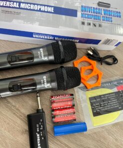 MICROFONO INALAMBRICO DOBLE UHF (WG-22)