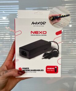 CARGADOR UNIVERSAL NOTEBOOK MIXOR NEXO MODM-300 C/SELECTOR DE VOLTAJE 9 PINES