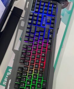 COMBO GAMER TECLADO + MOUSE C/CABLE CMK-198