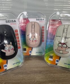 MOUSE INALAMBRICO RECARGABLE SEISA C/DISEÃ‘O DN-M600