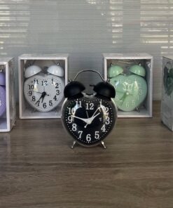 RELOJ DESPERTADOR CAMPANA CORAZON (R-11037)