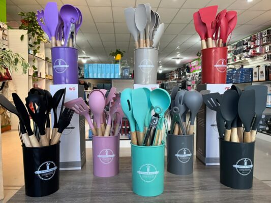 SET UTENSILIOS DE SILICONA 12 PIEZAS
