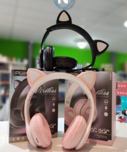 VINCHA BLUETOOTH P47 GATITO AU-12004